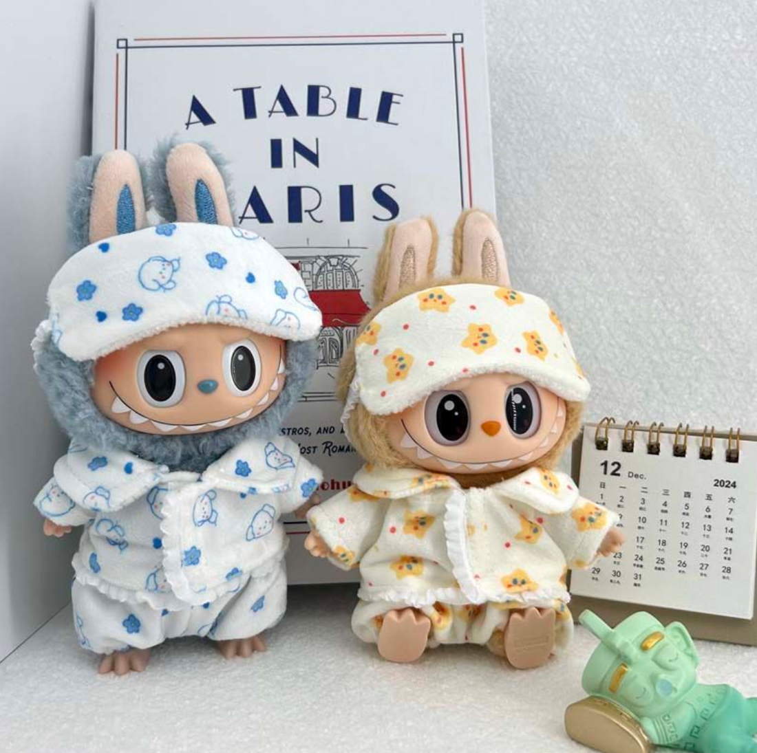 labubu clothes pendant sitting pajamas series sitting party baby clothes vinyl first and second generation can be worn