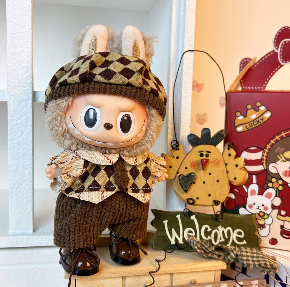 Maillard labubu doll cloth set