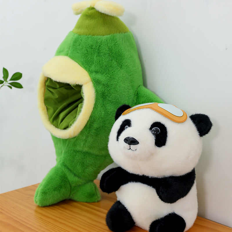 Airplane Panda - yannfairy #plush toy #doll