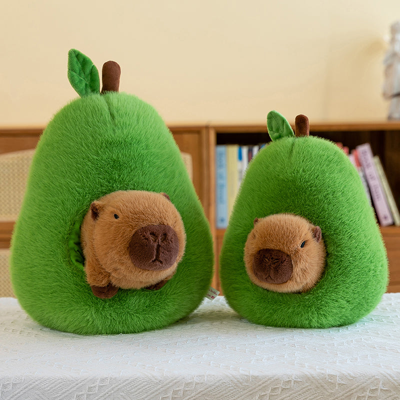 Avocado capybara - yannfairy #plush toy #doll