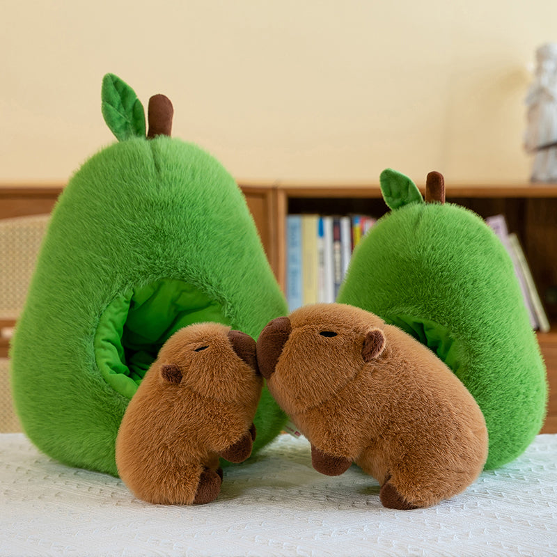 Avocado capybara - yannfairy #plush toy #doll
