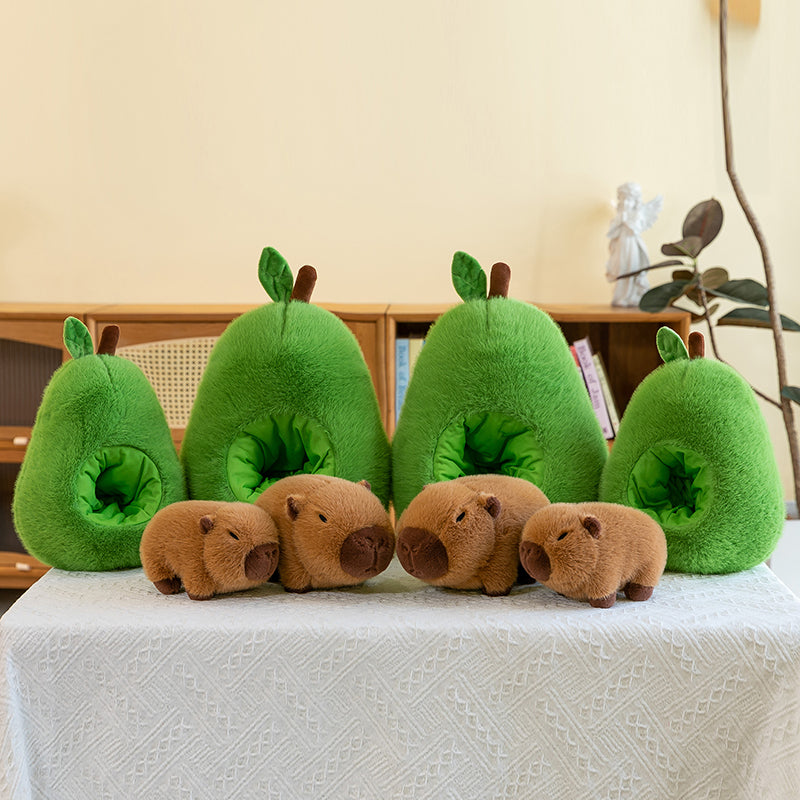 Avocado capybara - yannfairy #plush toy #doll
