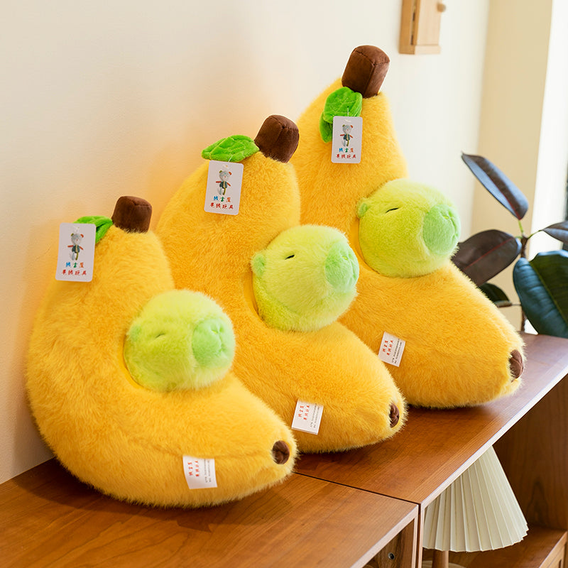 Banana capybara pillows - yannfairy #plush toy #doll