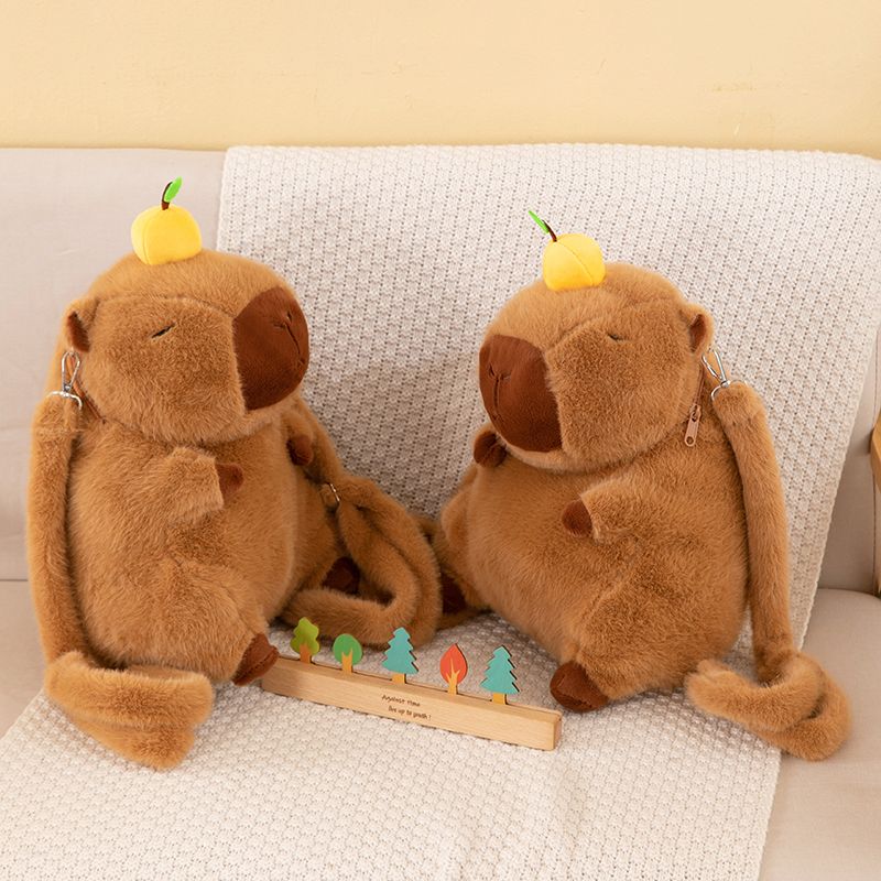 Capybara backpack - yannfairy #plush toy #doll