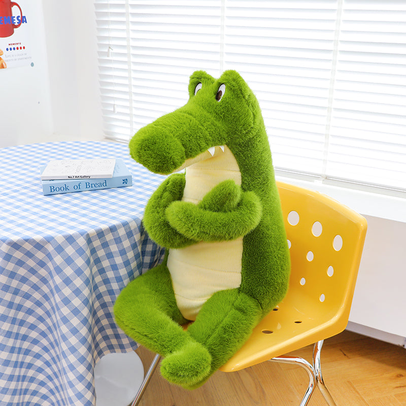 Confident little crocodile - yannfairy #plush toy #doll