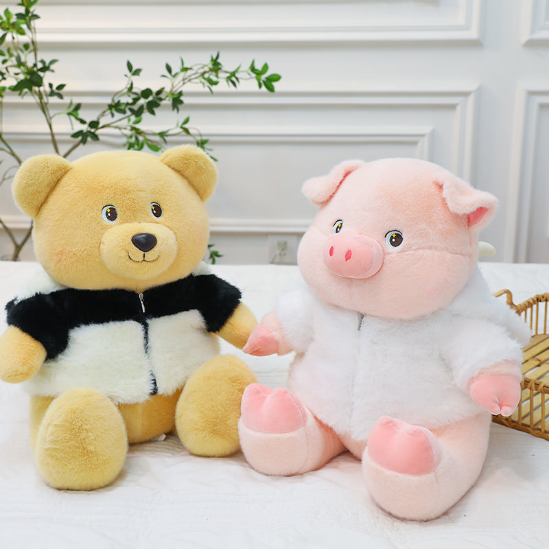 Dressing Bear/Pig - yannfairy #plush toy #doll