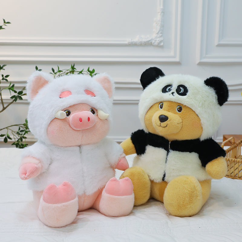 Dressing Bear/Pig - yannfairy #plush toy #doll