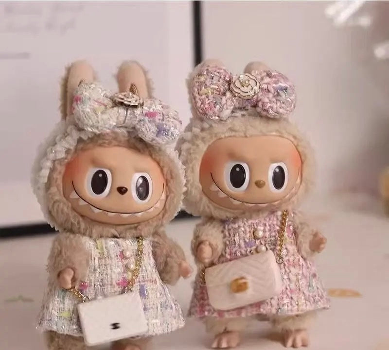 17cm Labubu Doll Clothes Advanced Luxury Design