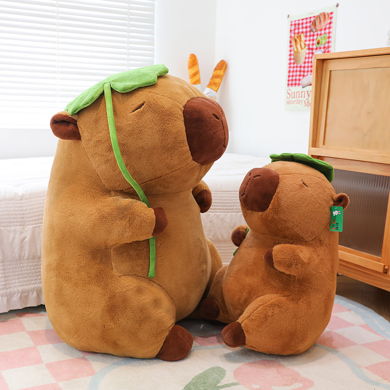 Lotus-leaved capybara - yannfairy #plush toy #doll