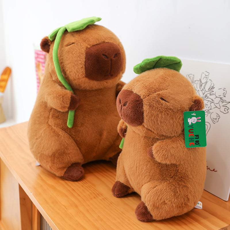Lotus-leaved capybara - yannfairy #plush toy #doll