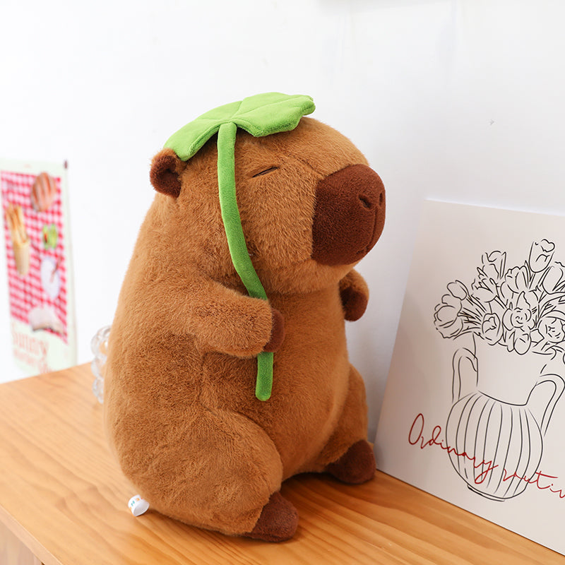 Lotus-leaved capybara - yannfairy #plush toy #doll