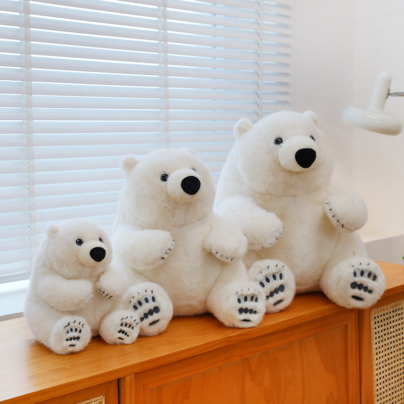 Simulation polar bear - yannfairy #plush toy #doll