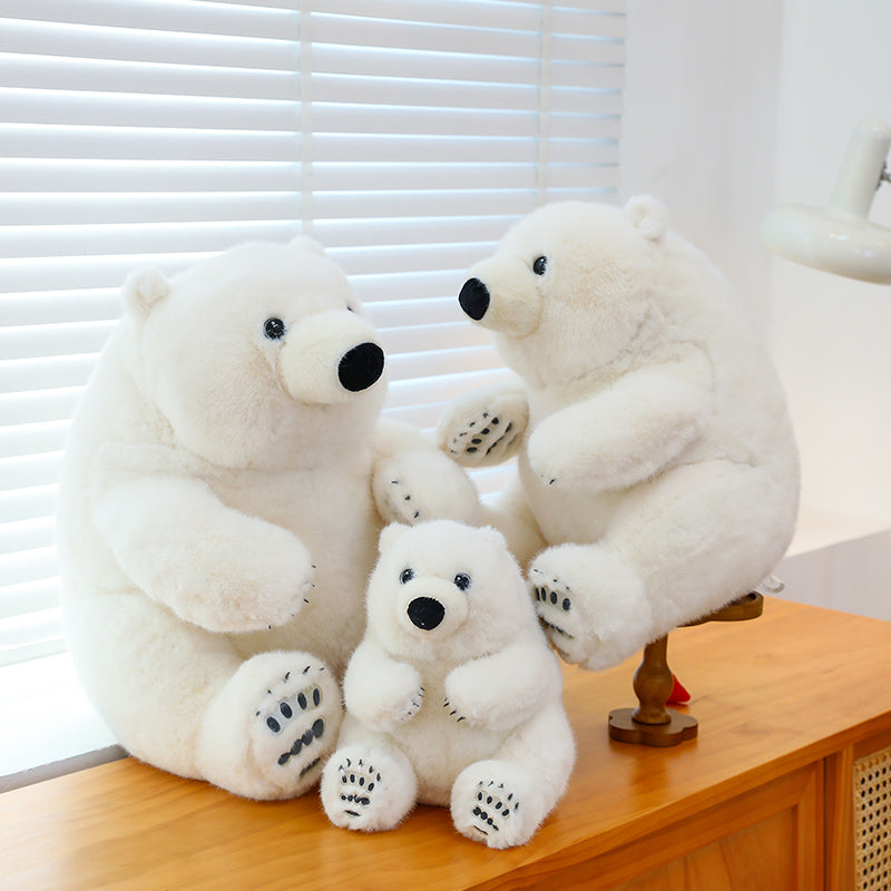 Simulation polar bear - yannfairy #plush toy #doll
