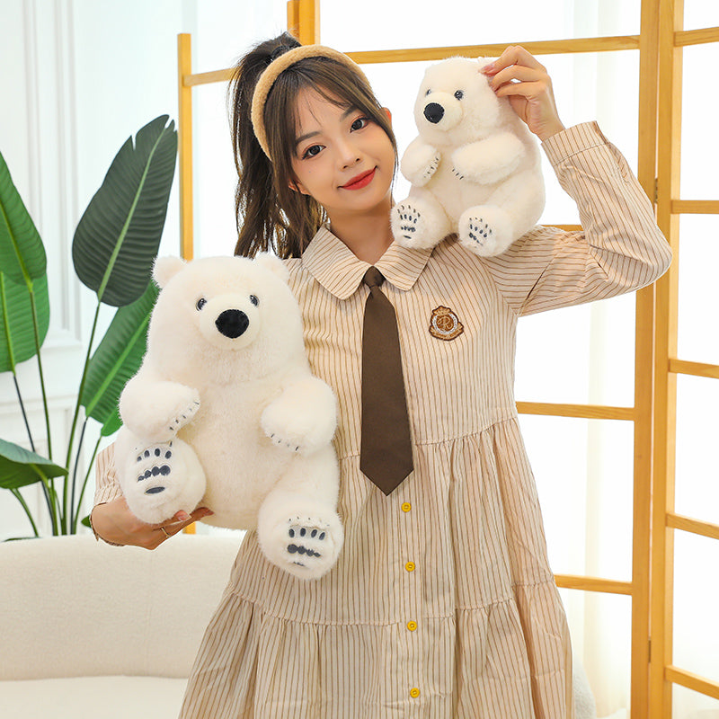 Simulation polar bear - yannfairy #plush toy #doll
