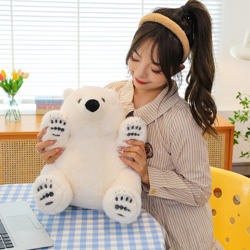 Simulation polar bear - yannfairy #plush toy #doll