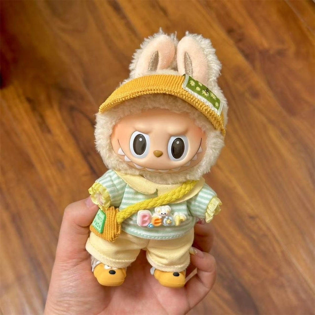 Summer model 6.6in Labubu doll clothes pull cloth pendant 1 Generation 2 vinyl doll replacement set