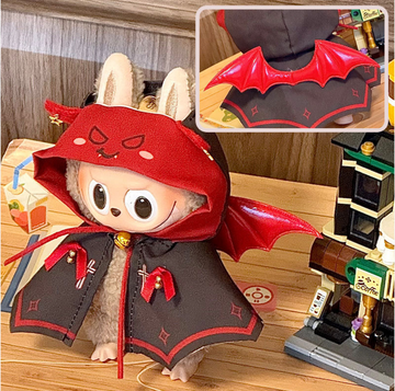 labubu doll clothes can be changed into cloaks, little devil series