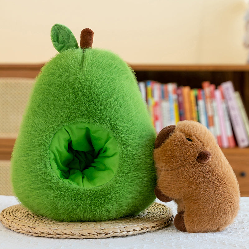 Avocado capybara - yannfairy #plush toy #doll