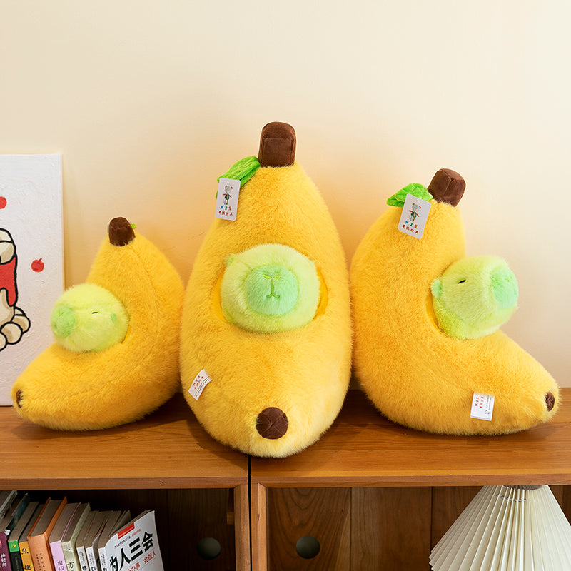 Banana capybara pillows - yannfairy #plush toy #doll