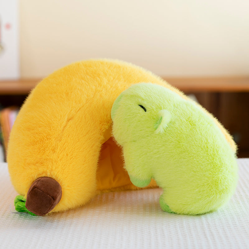 Banana capybara pillows - yannfairy #plush toy #doll