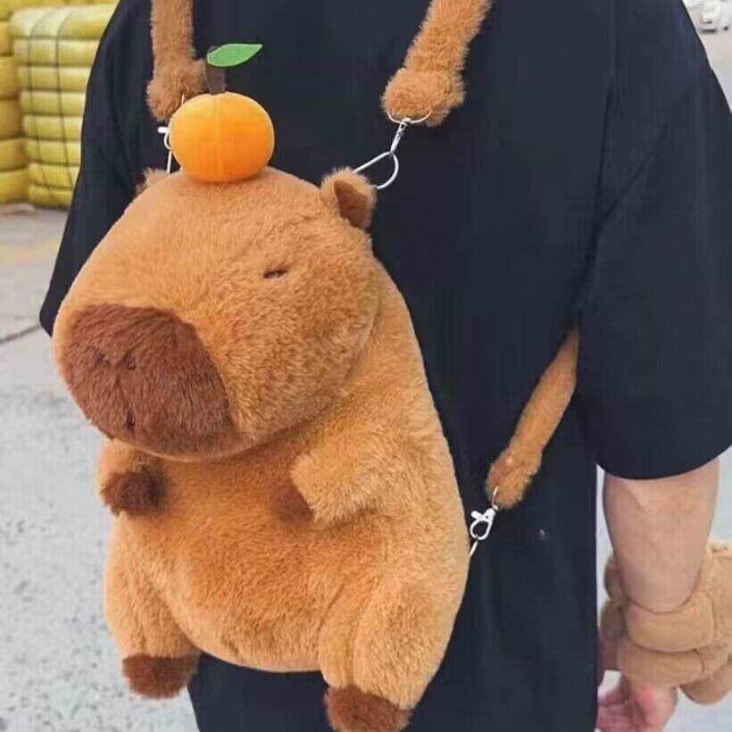 Capybara backpack - yannfairy #plush toy #doll