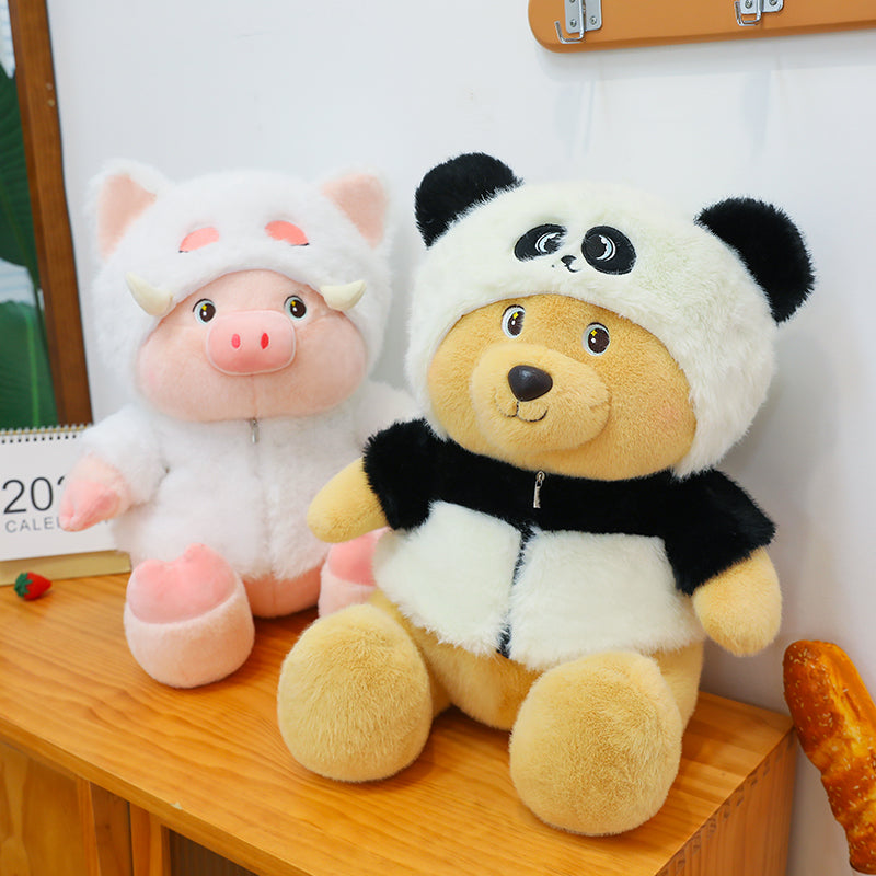 Dressing Bear/Pig - yannfairy #plush toy #doll