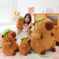 Lotus-leaved capybara - yannfairy #plush toy #doll