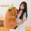 Lotus-leaved capybara - yannfairy #plush toy #doll