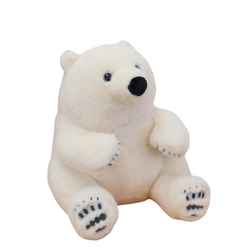 Simulation polar bear - yannfairy #plush toy #doll