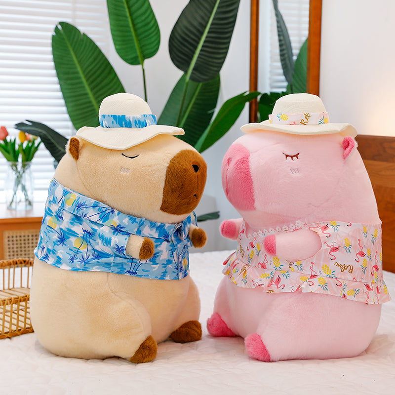 Summer capybara doll - yannfairy #plush toy #doll