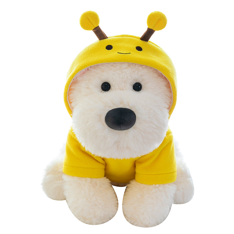 West Highland White Terrier With Hoodie - yannfairy #plush toy #doll