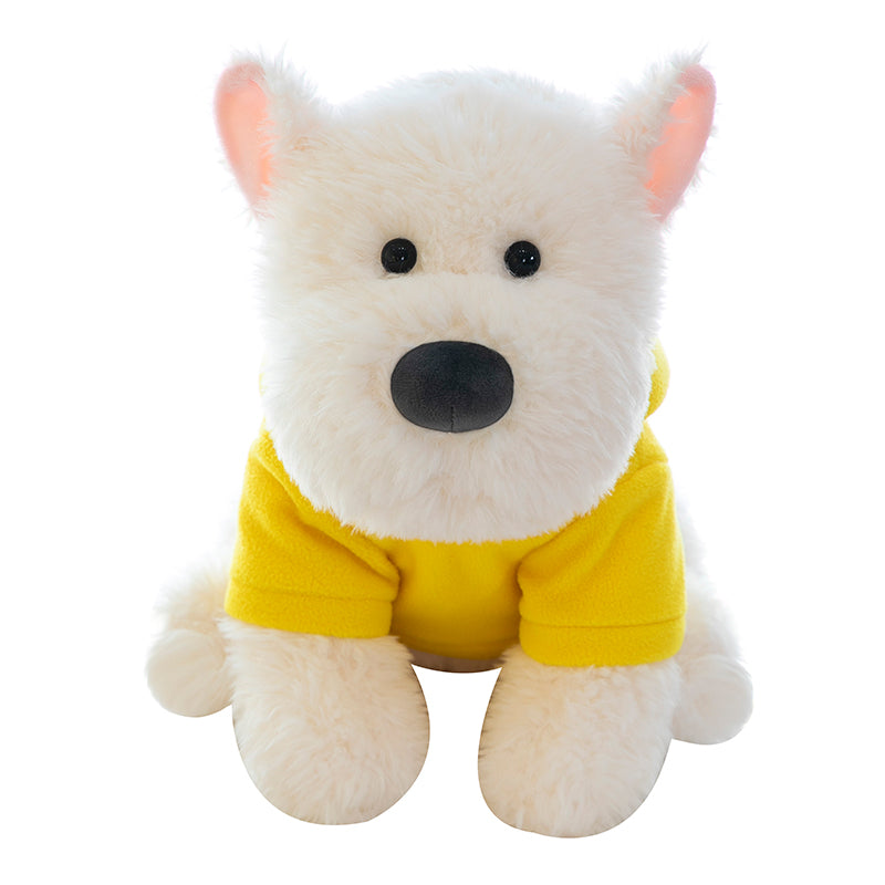 West Highland White Terrier With Hoodie - yannfairy #plush toy #doll