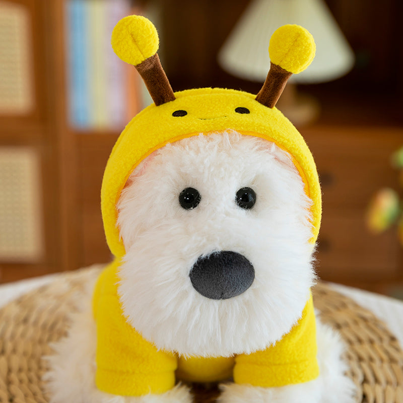 West Highland White Terrier With Hoodie - yannfairy #plush toy #doll