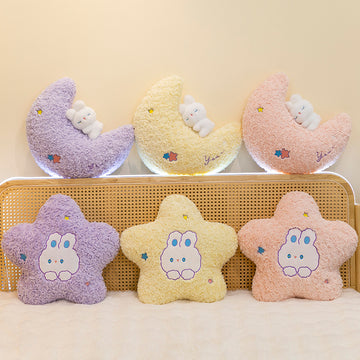 stars and moon cushion - yannfairy #plush toy #doll